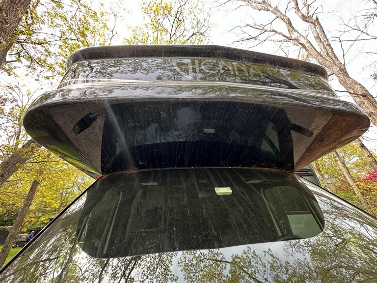 Renegade Vienna RV front cap before mobile detailing