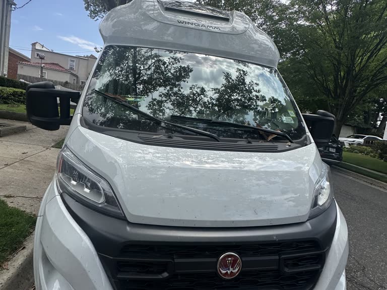 Wingamm camper van front before mobile detailing