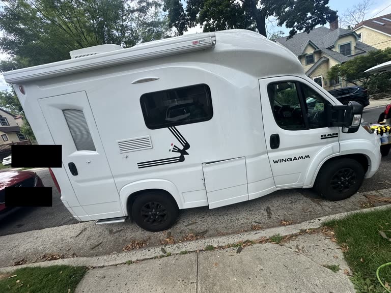 Wingamm camper van side before mobile detailing