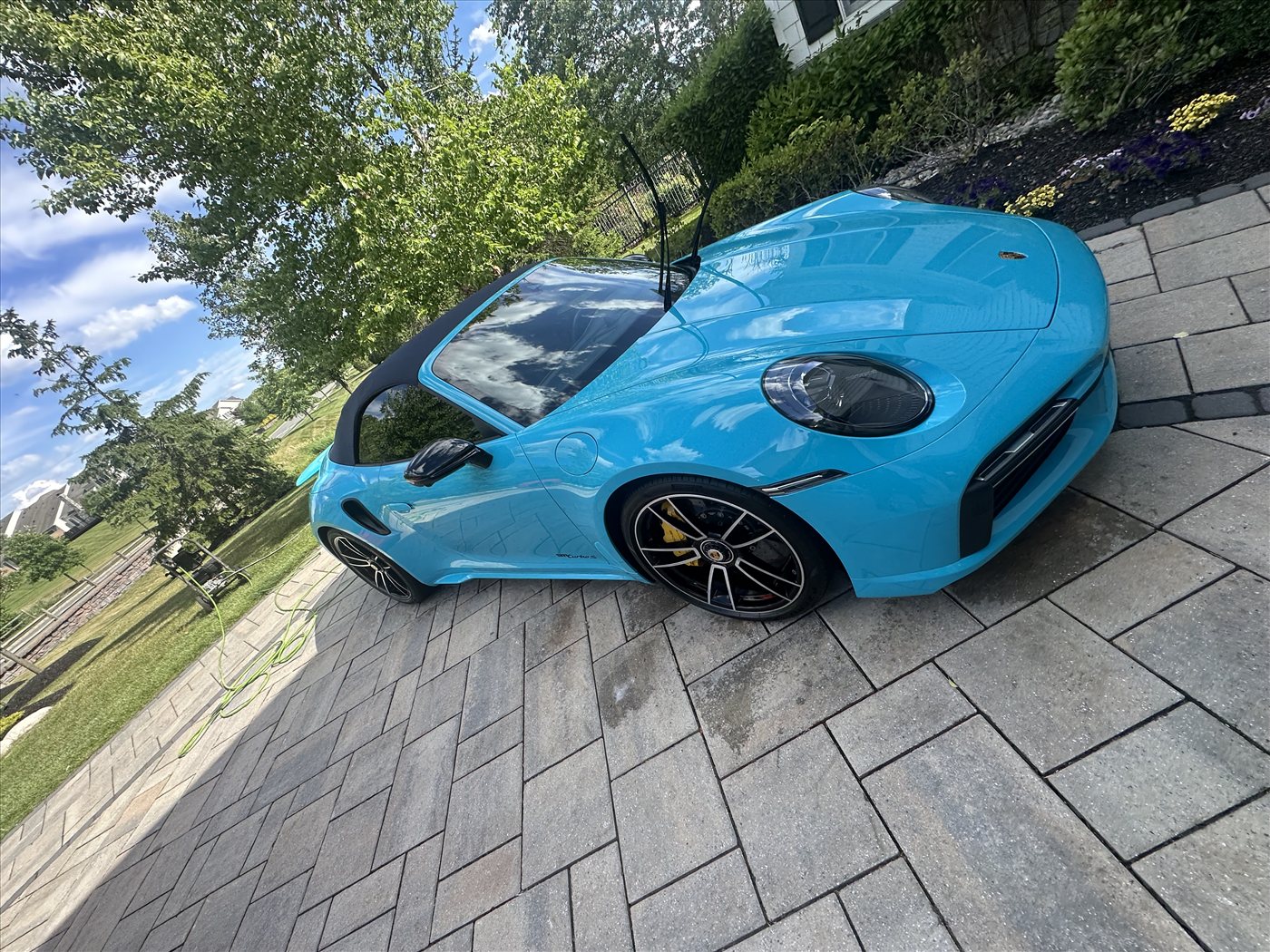 Porsche after exterior detail — clean body lines and glossy finish
